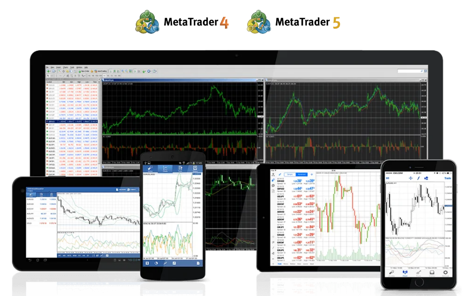 XMのMT4・MT5などの取引プラットフォームの参考画像
