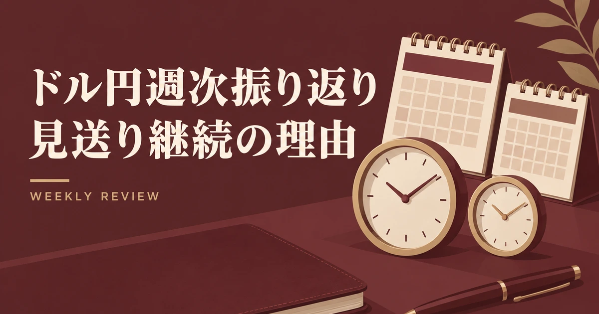 ドル円週次振り返り(10/5〜10/11):4時間足MAは上向きに揃っても検証見送りが続いた理由と、来週の確認条件